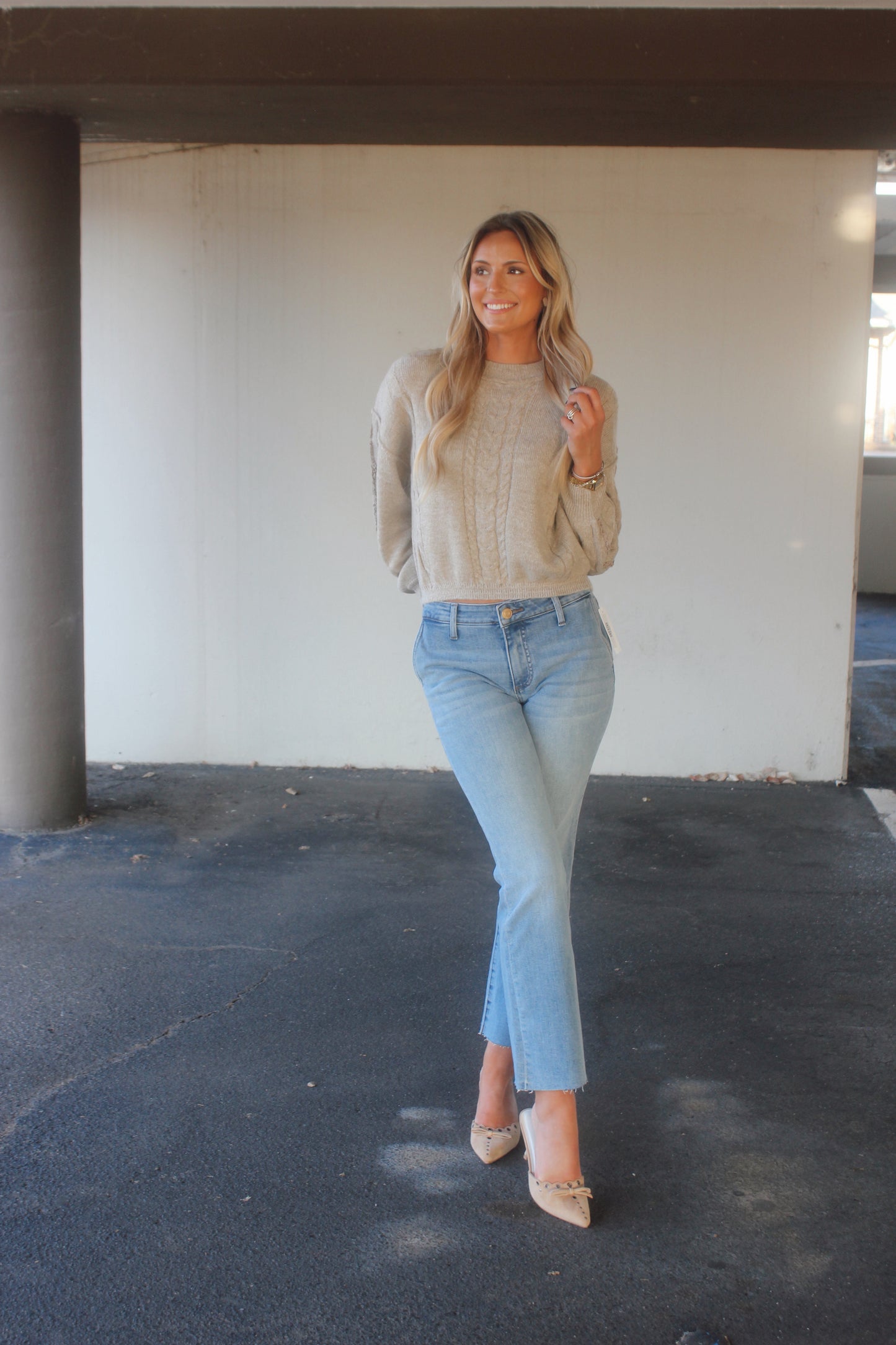 Evie Cable Knit Sweater