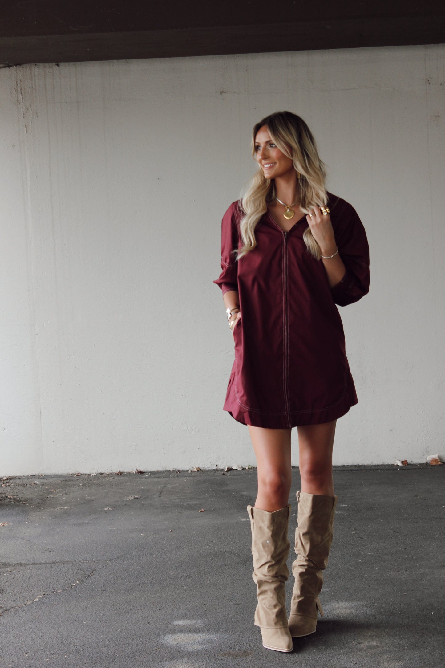 Avery Oversized Mini Dress