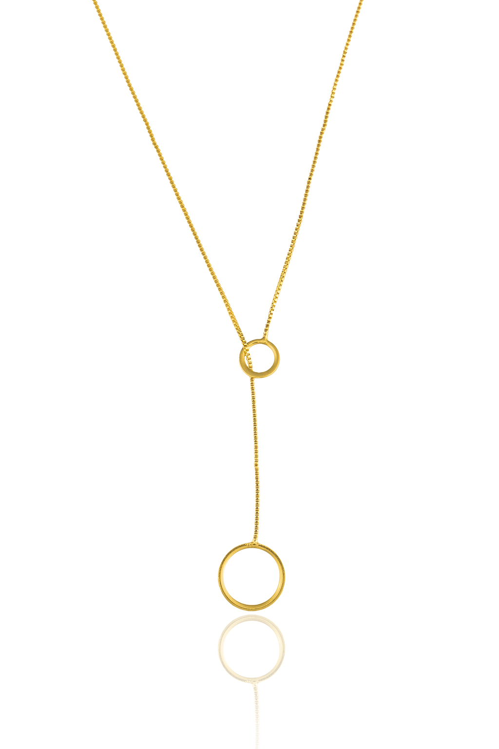 Court Circle Lariat Chain