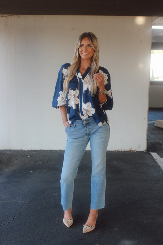 Mollie Floral Top