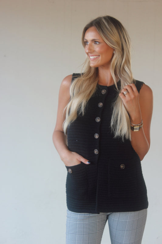 Leslie Button Down Tank