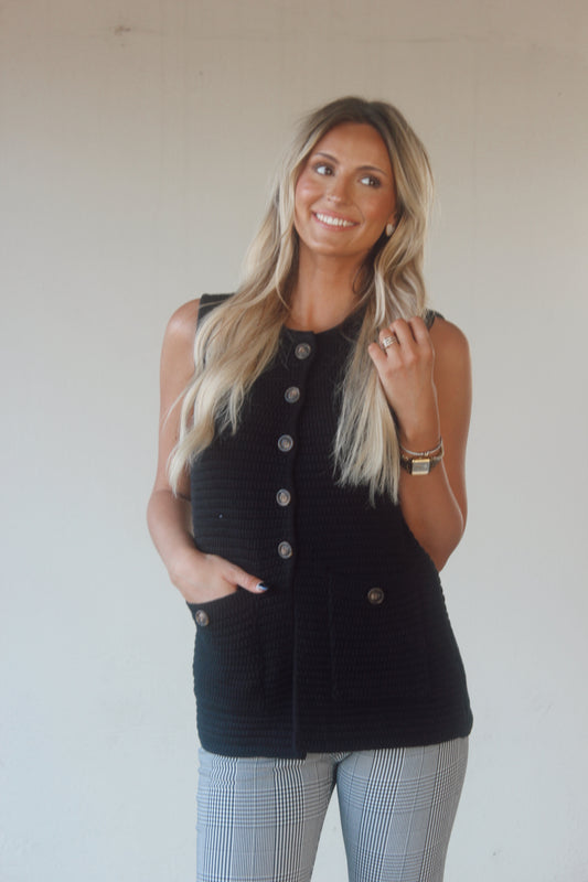 Leslie Button Down Tank