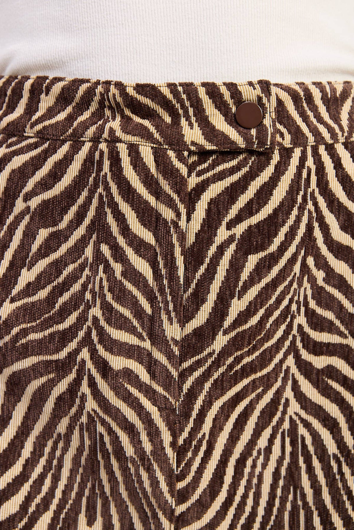 Zebra Mini Skirt