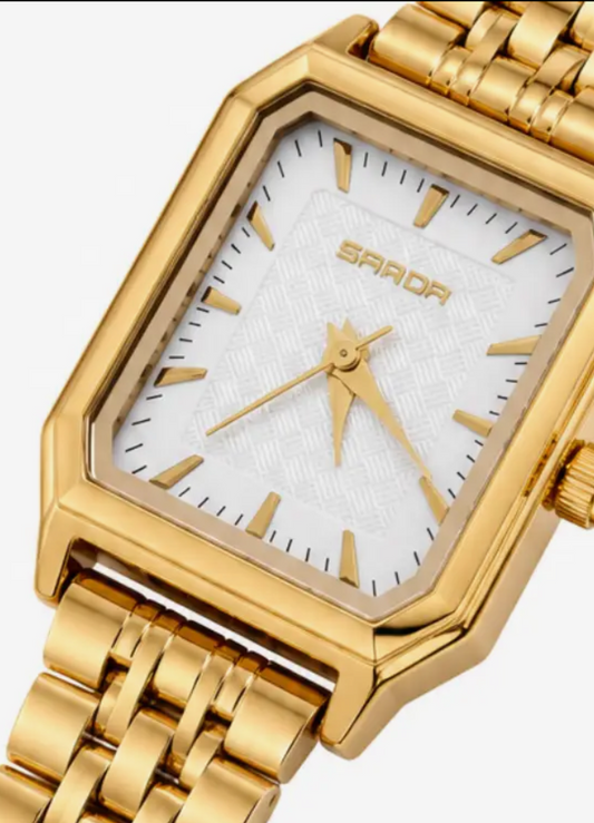 The Eleanor Gold Stainless Steel Watch