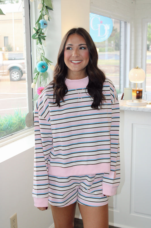 Allie Brooke Mock Neck Matching Set