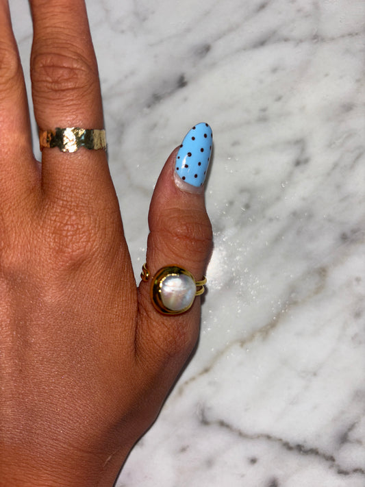 Easton Elle Pearl Ring