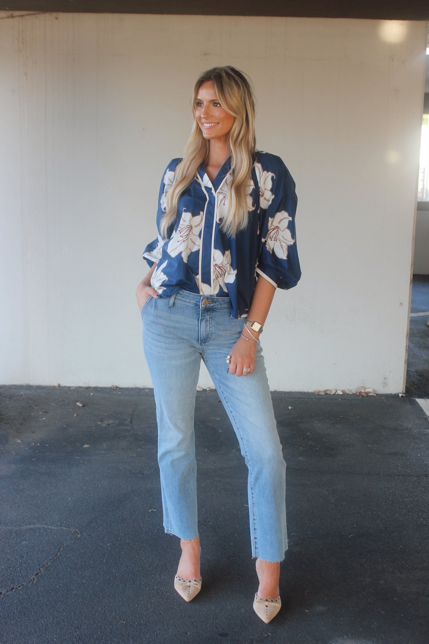 Mollie Floral Top