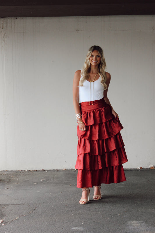 Allie Tiered Maxi Skirt