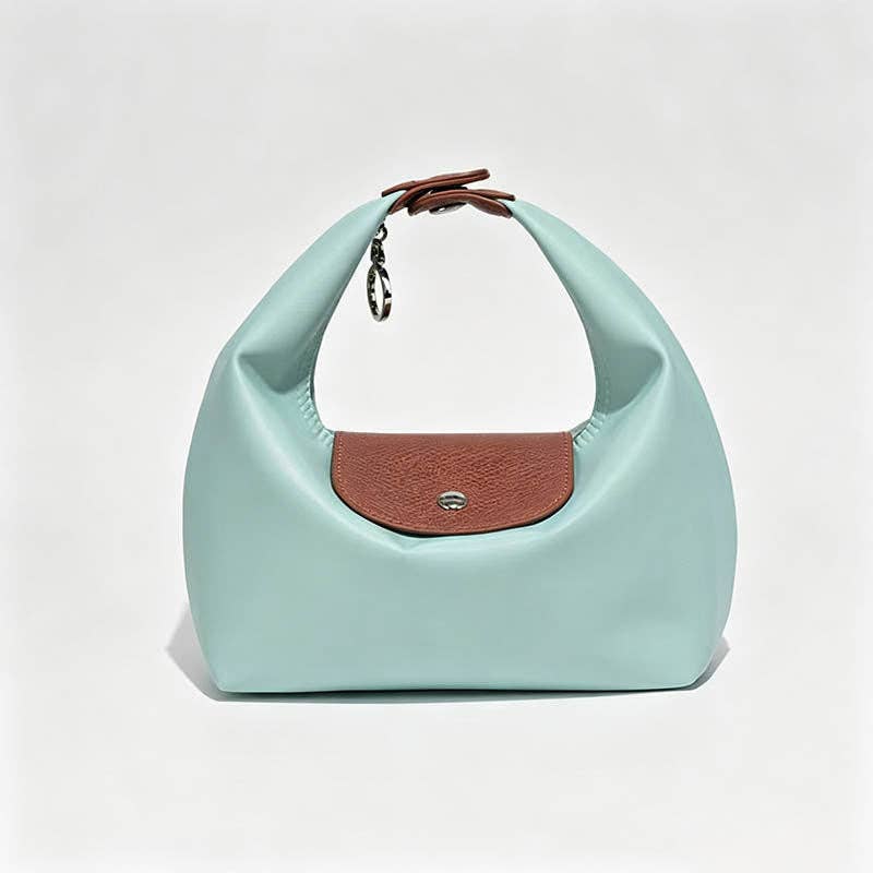 Aqua Dumpling Style Crossbody Bag