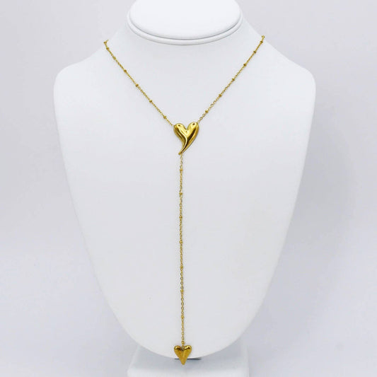 Two of a Kind Gold Necklace
