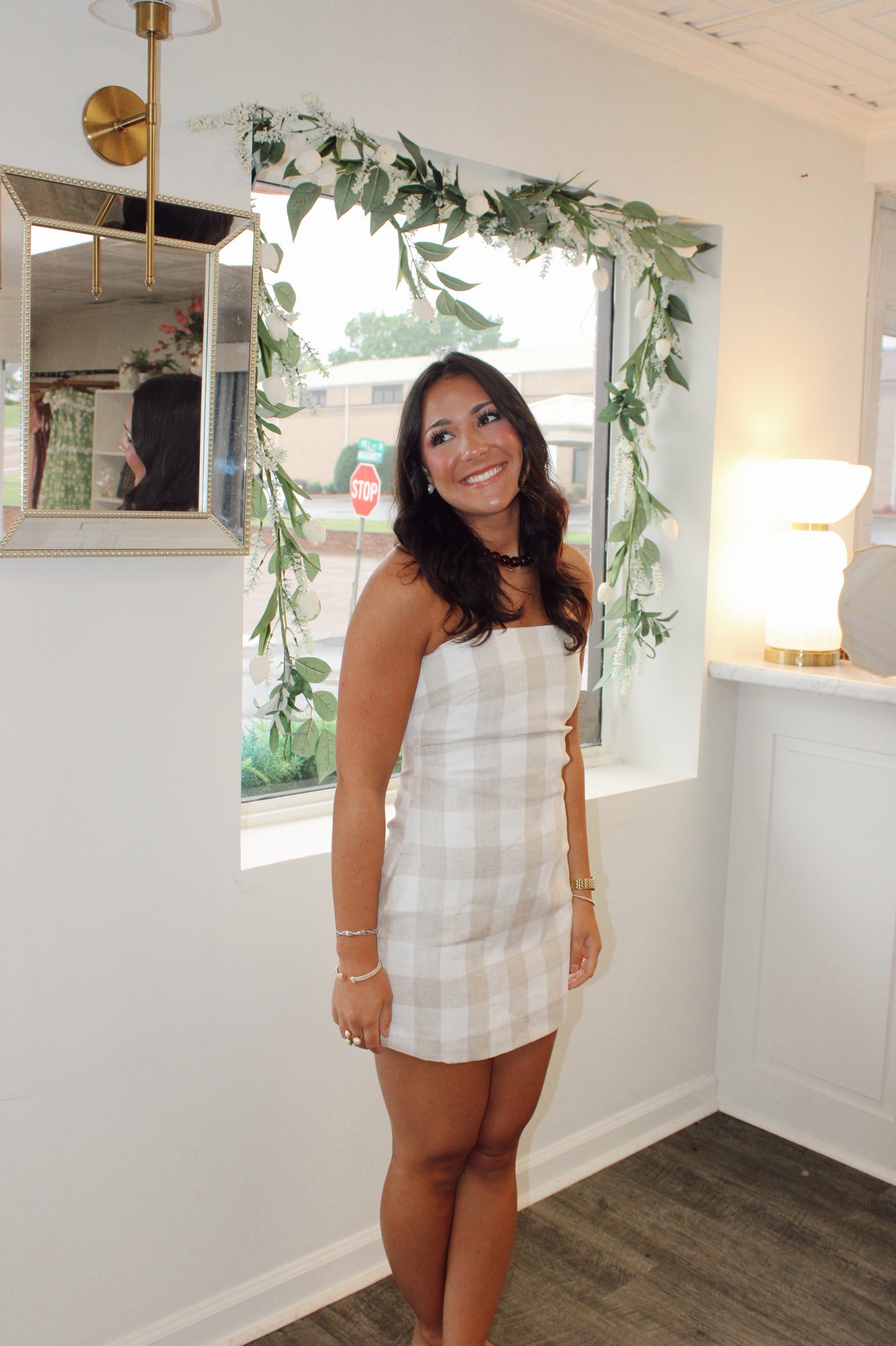 On the Boardwalk Linen Mini Dress