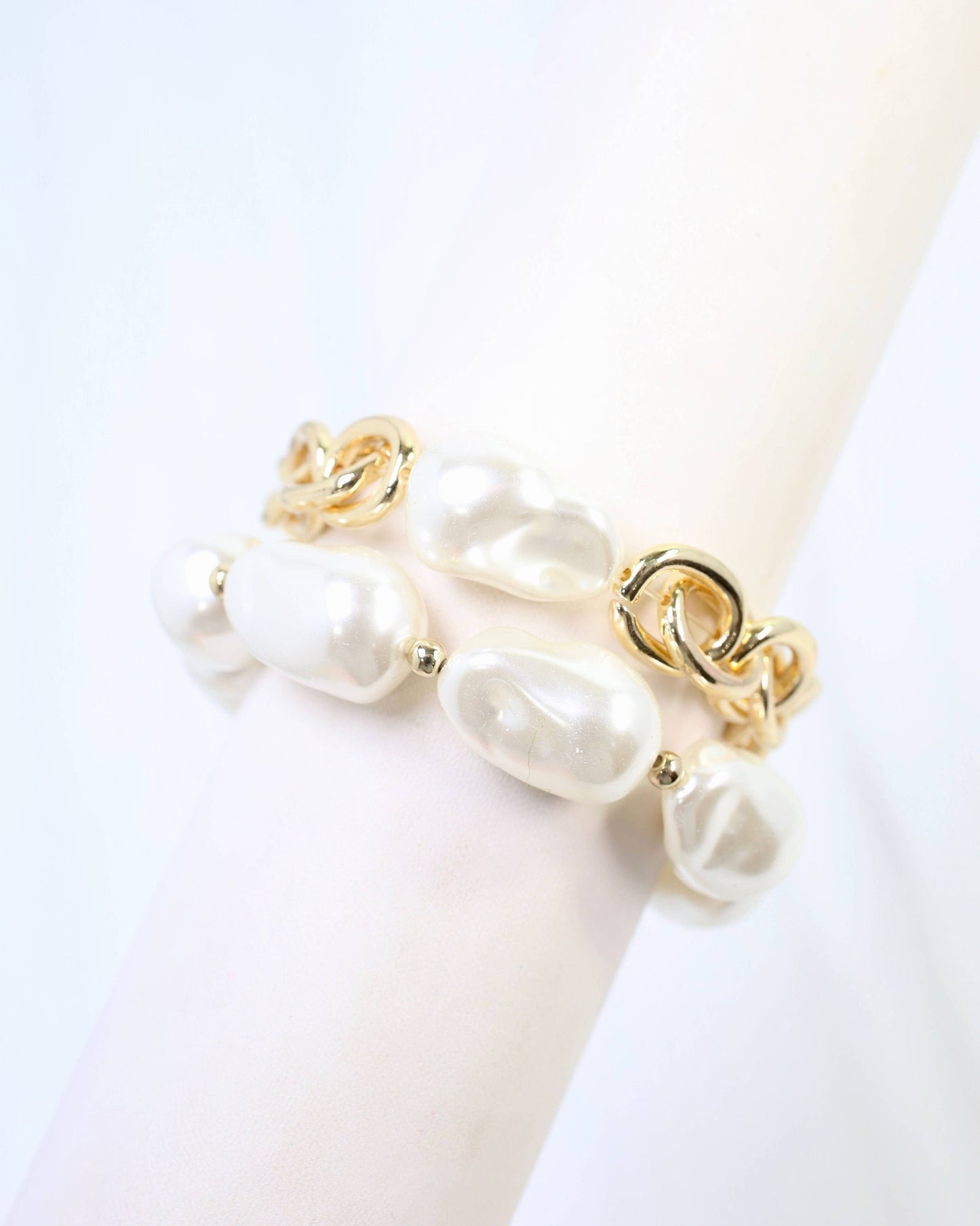 Rosey Pearl Bracelet Set