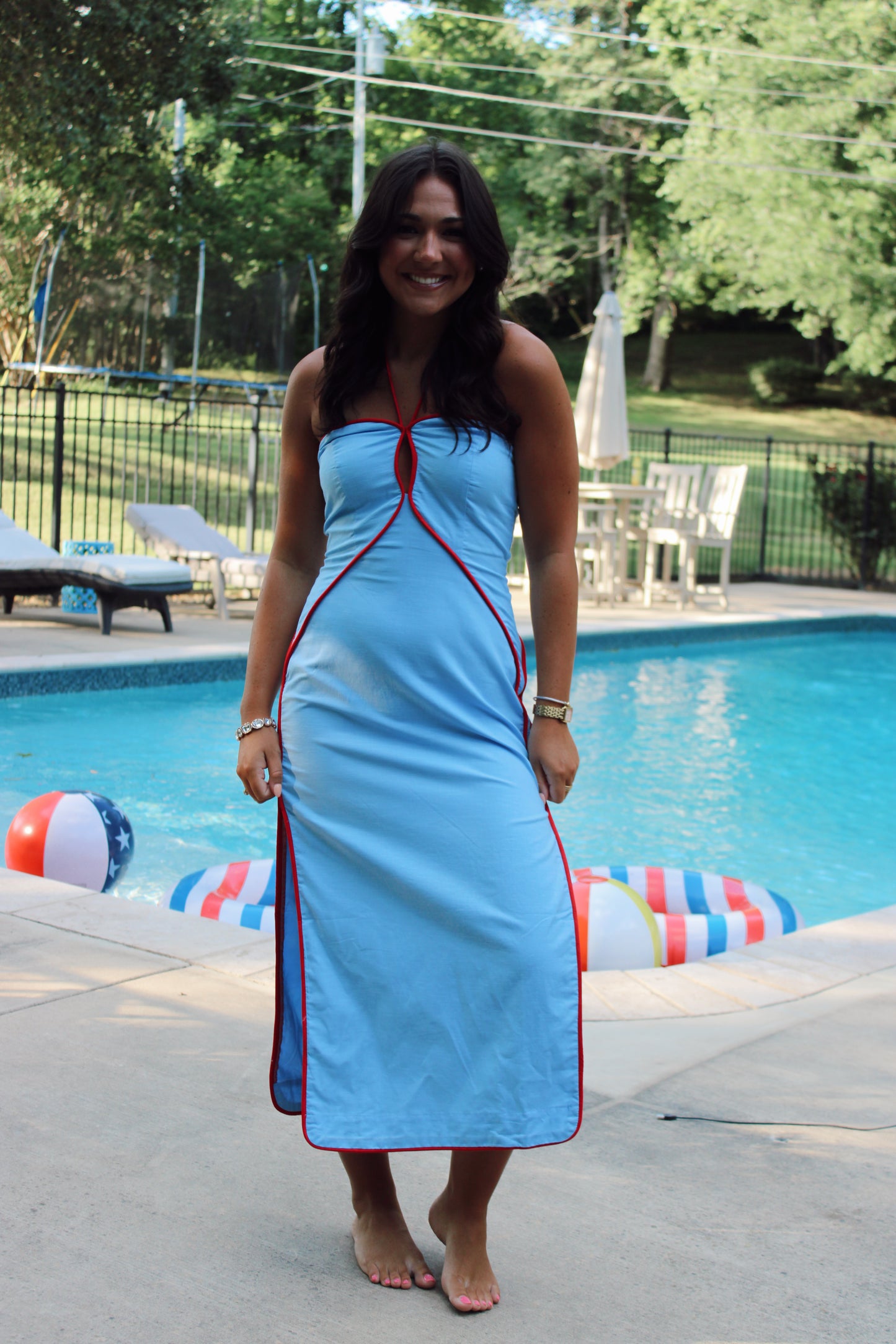 Annalee Two Toned Maxi Dress