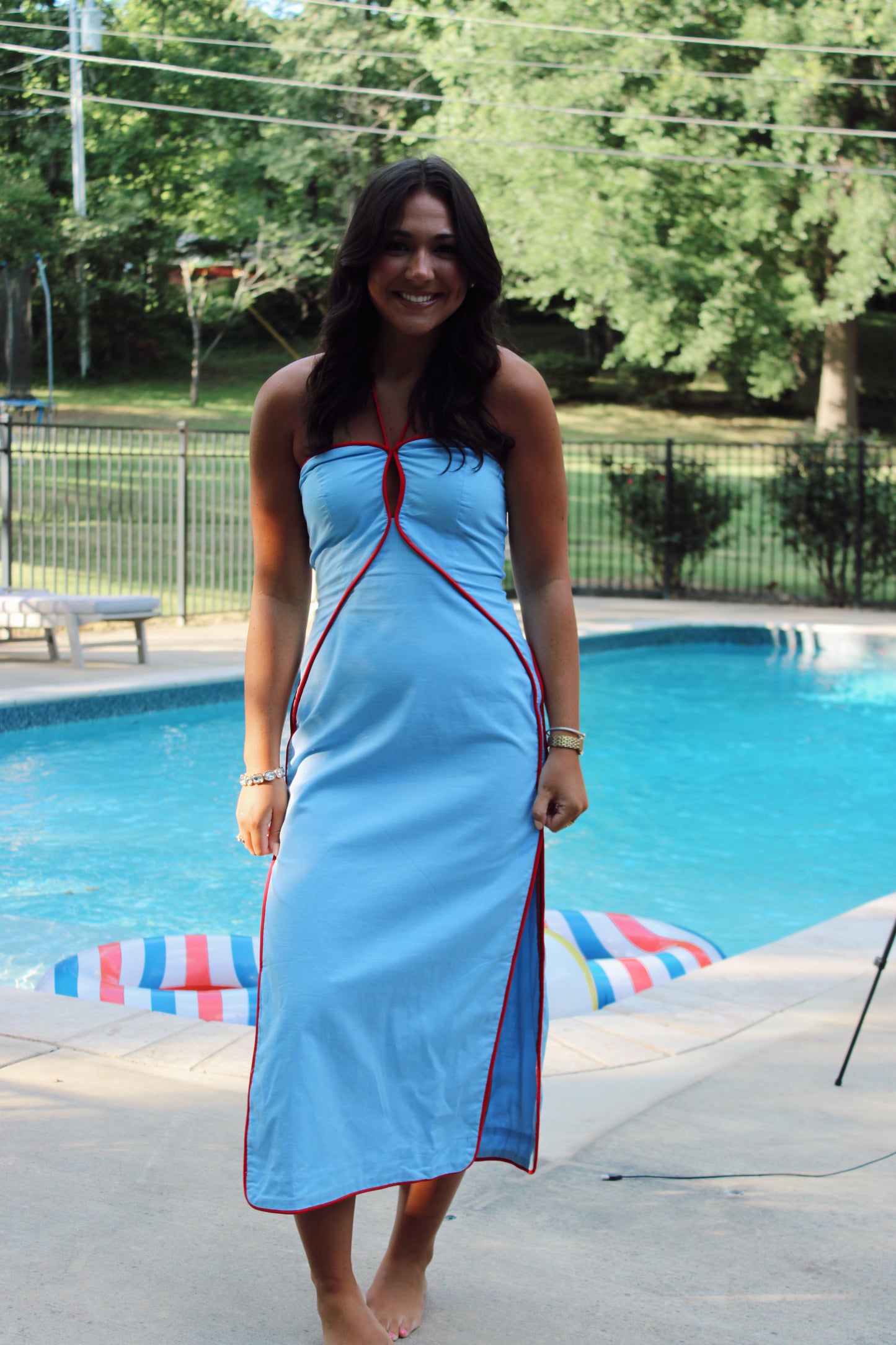 Annalee Two Toned Maxi Dress