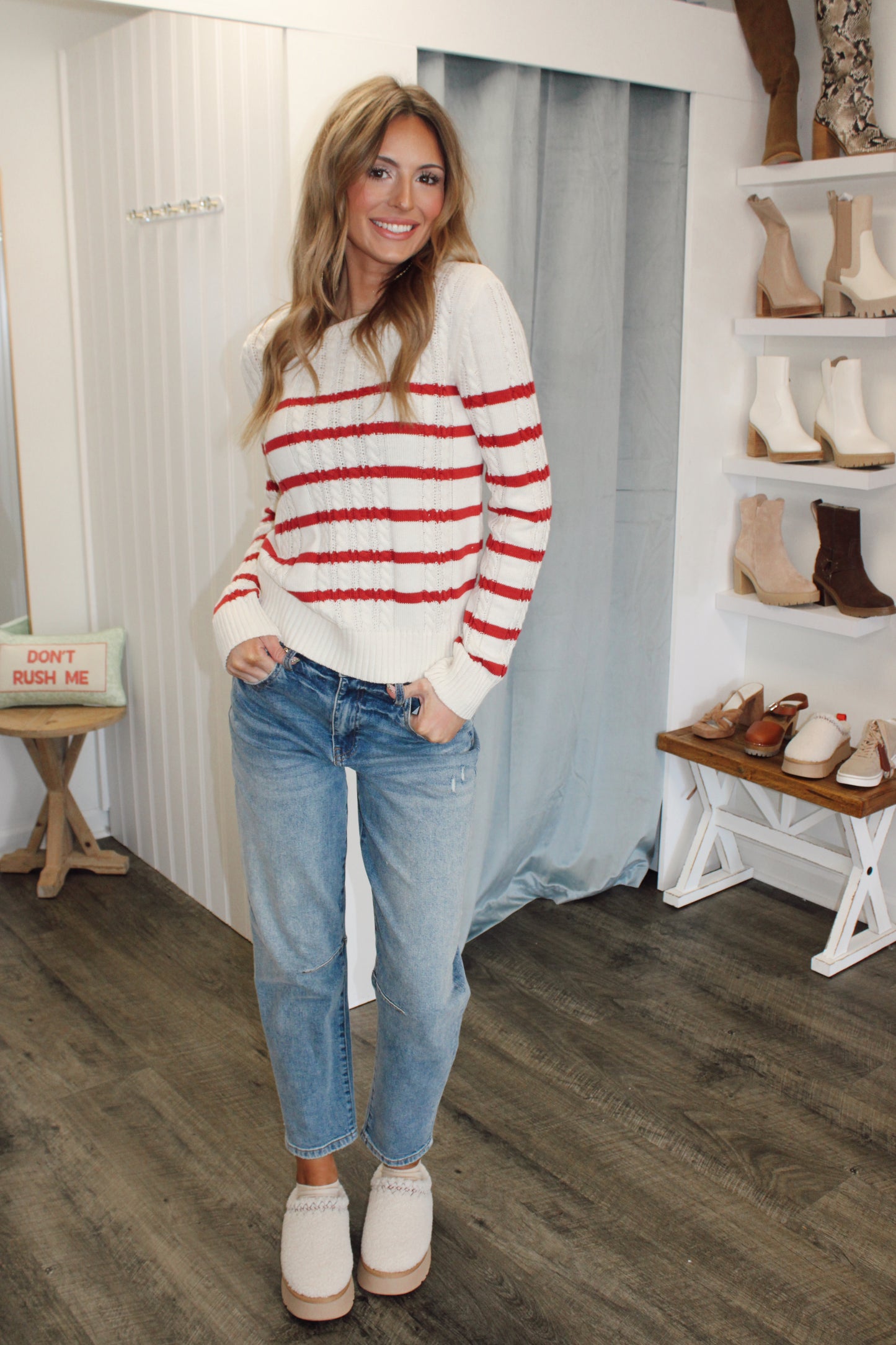 Callie Striped Sweaters
