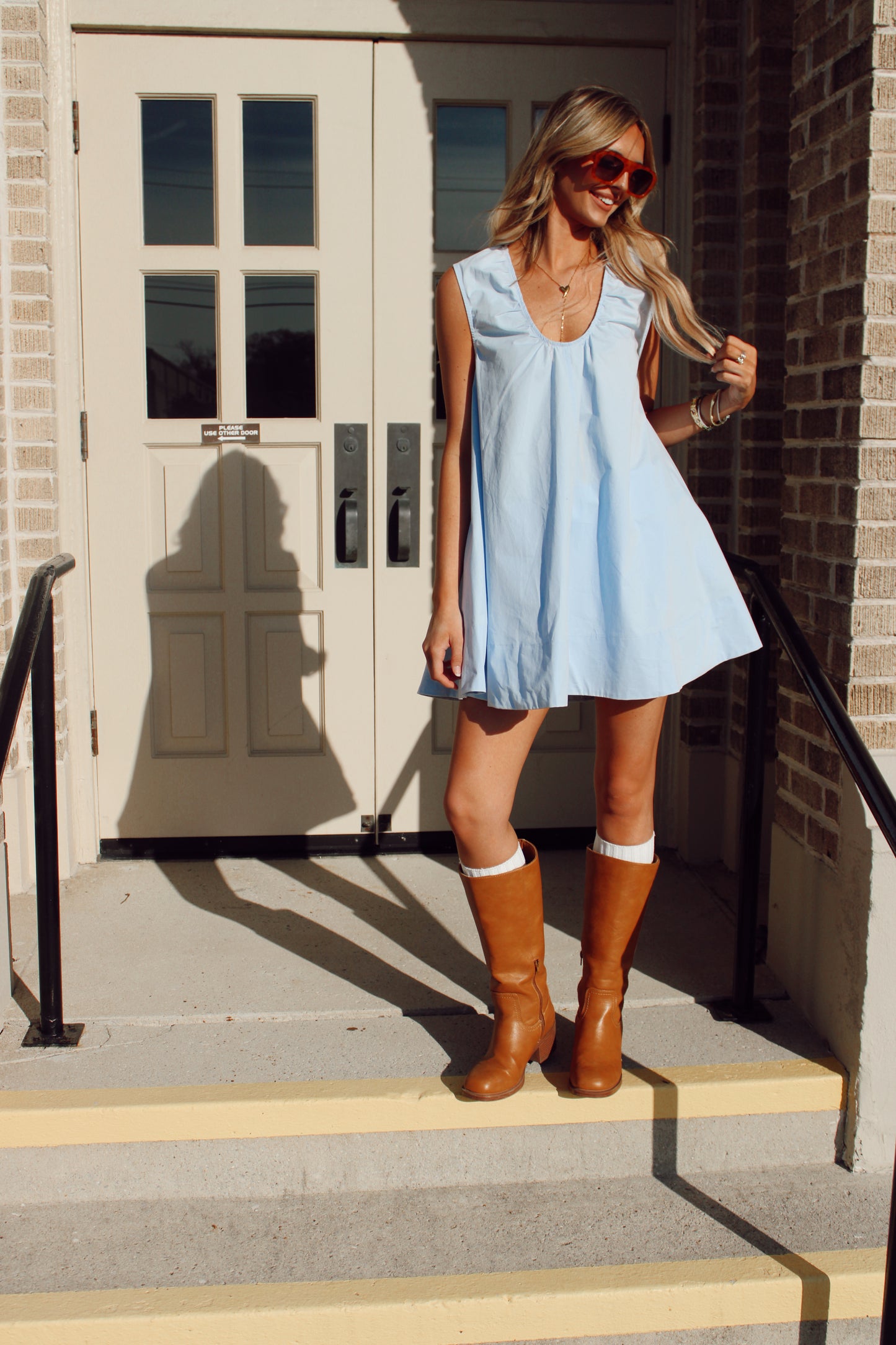 Kasey Sleeveless Swing Mini Dress