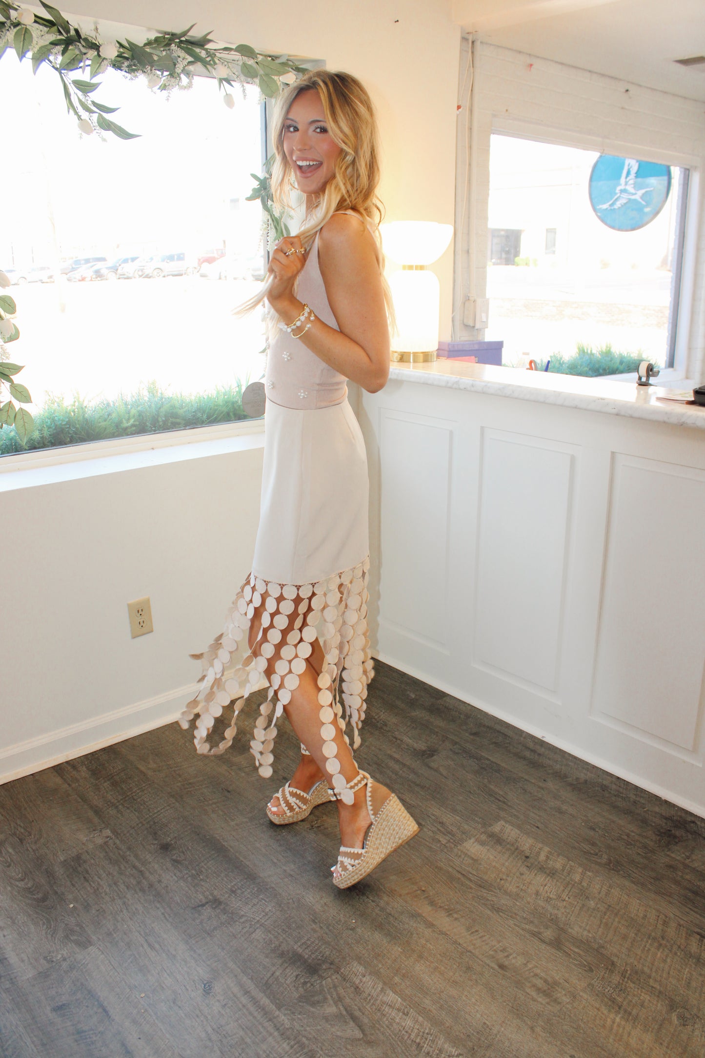 Sabrina Skirt With Fringe