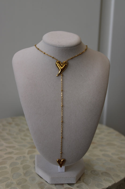 Two of a Kind Gold Necklace