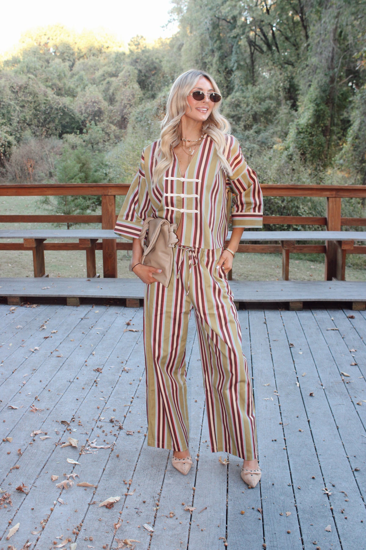 Meredith Stripe Pants
