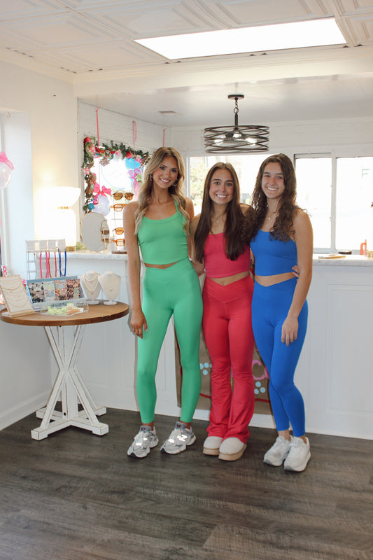 Venice Crossover Waist Leggings