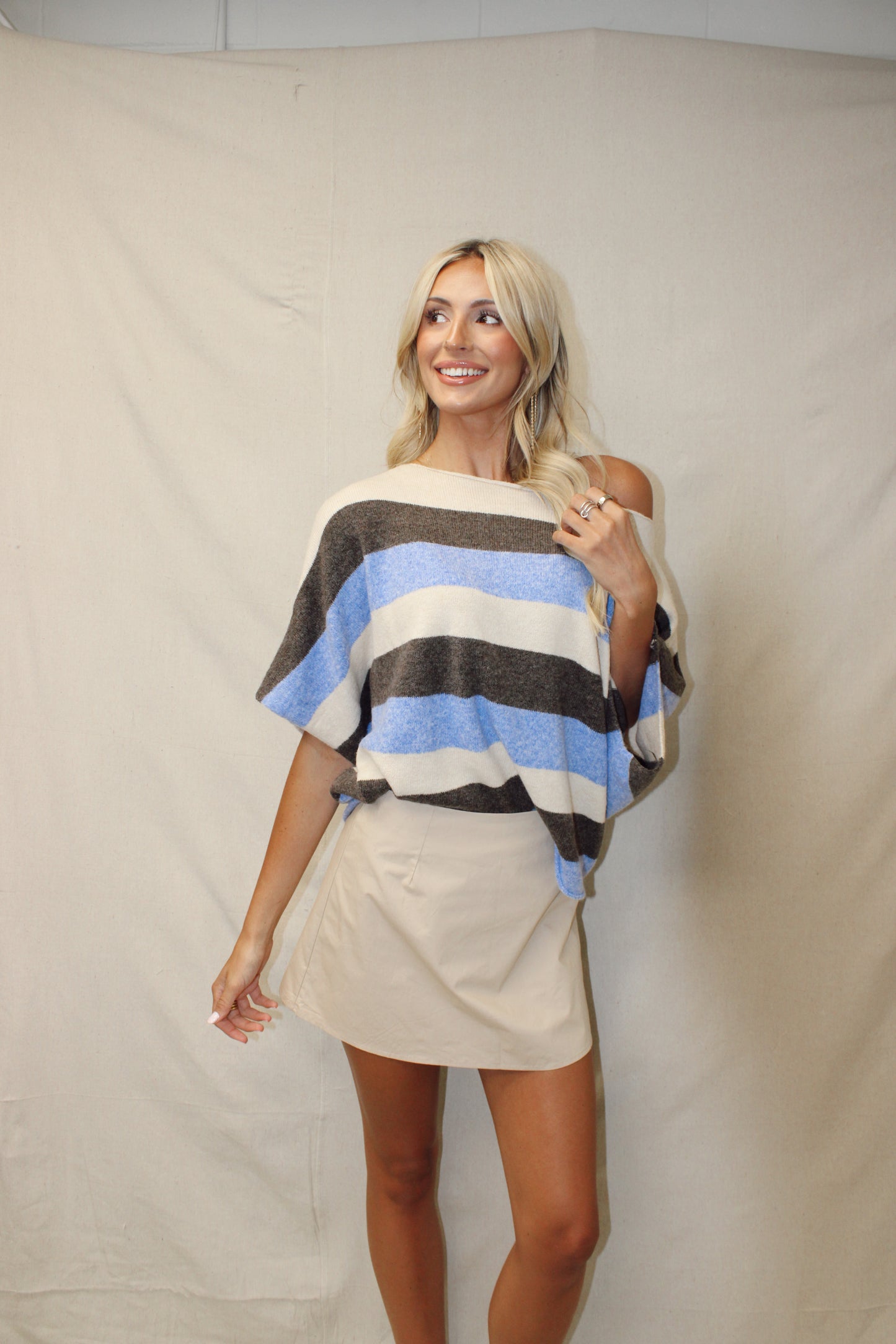 Blueberry Latte Knit Top