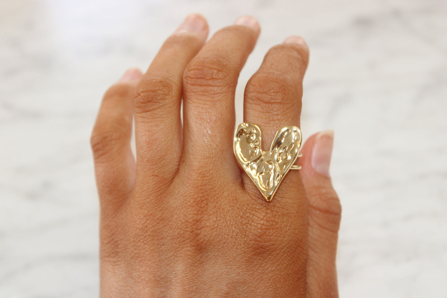 Iris Heart Ring
