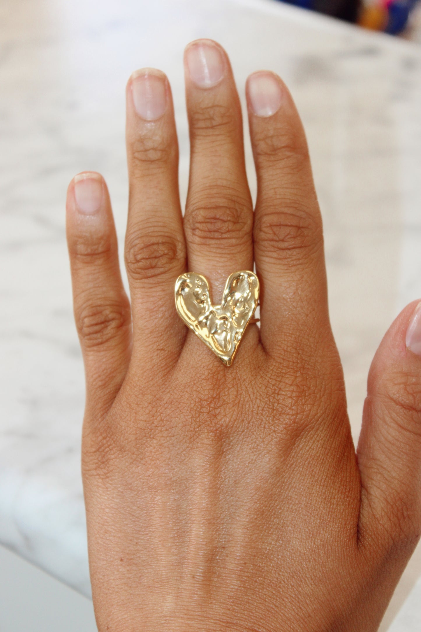 Iris Heart Ring