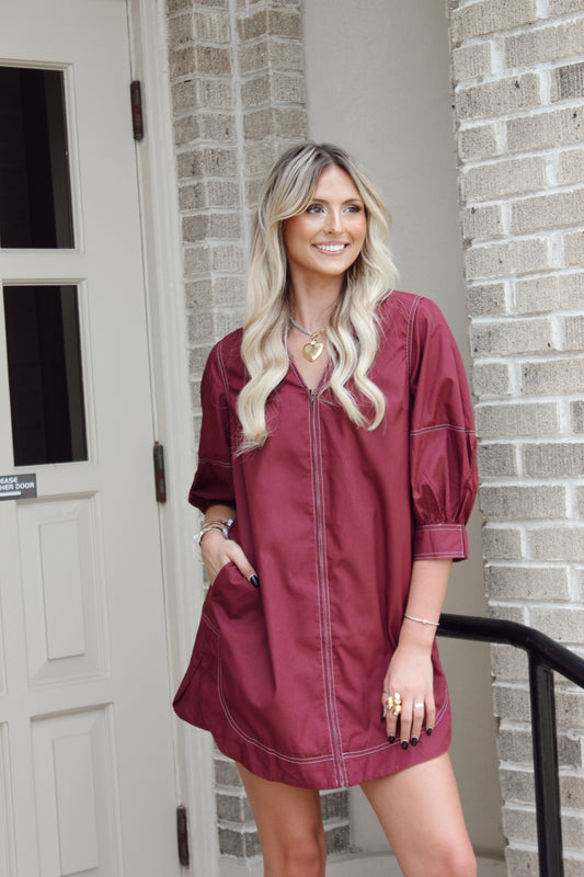 Avery Oversized Mini Dress