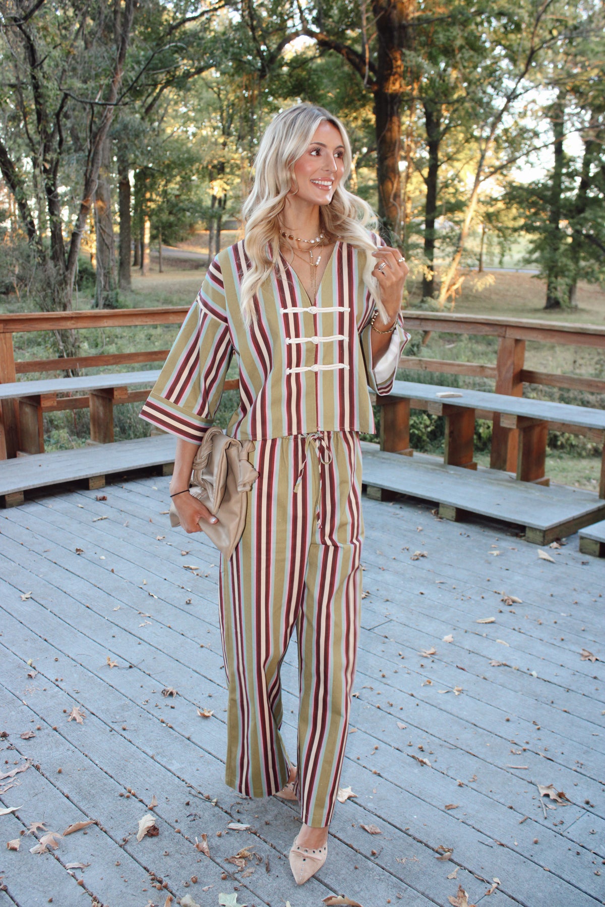 Meredith Stripe Pants