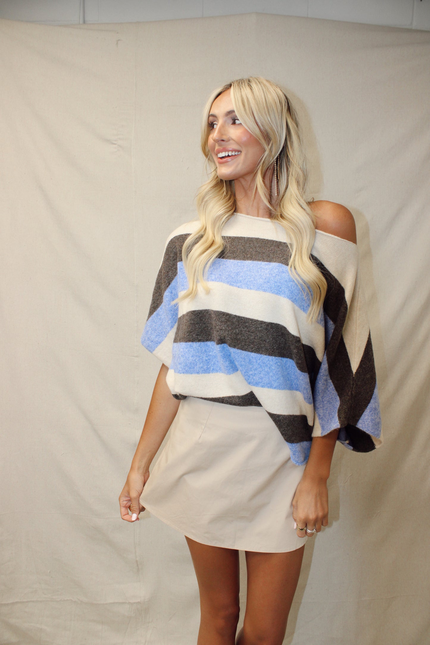 Blueberry Latte Knit Top
