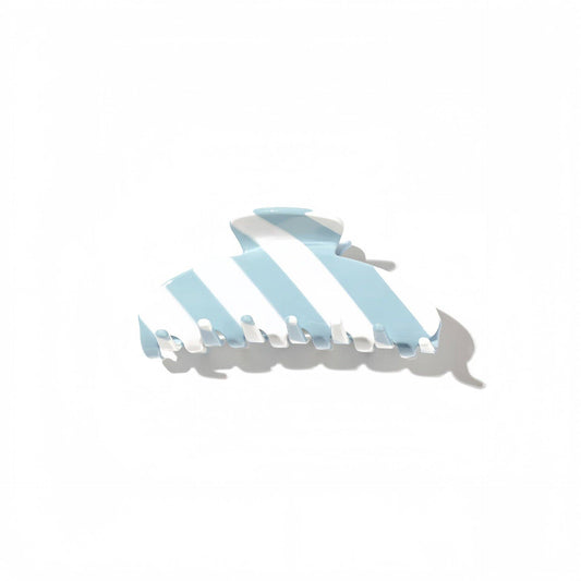 Baby Blue and White Stripe Large Claw