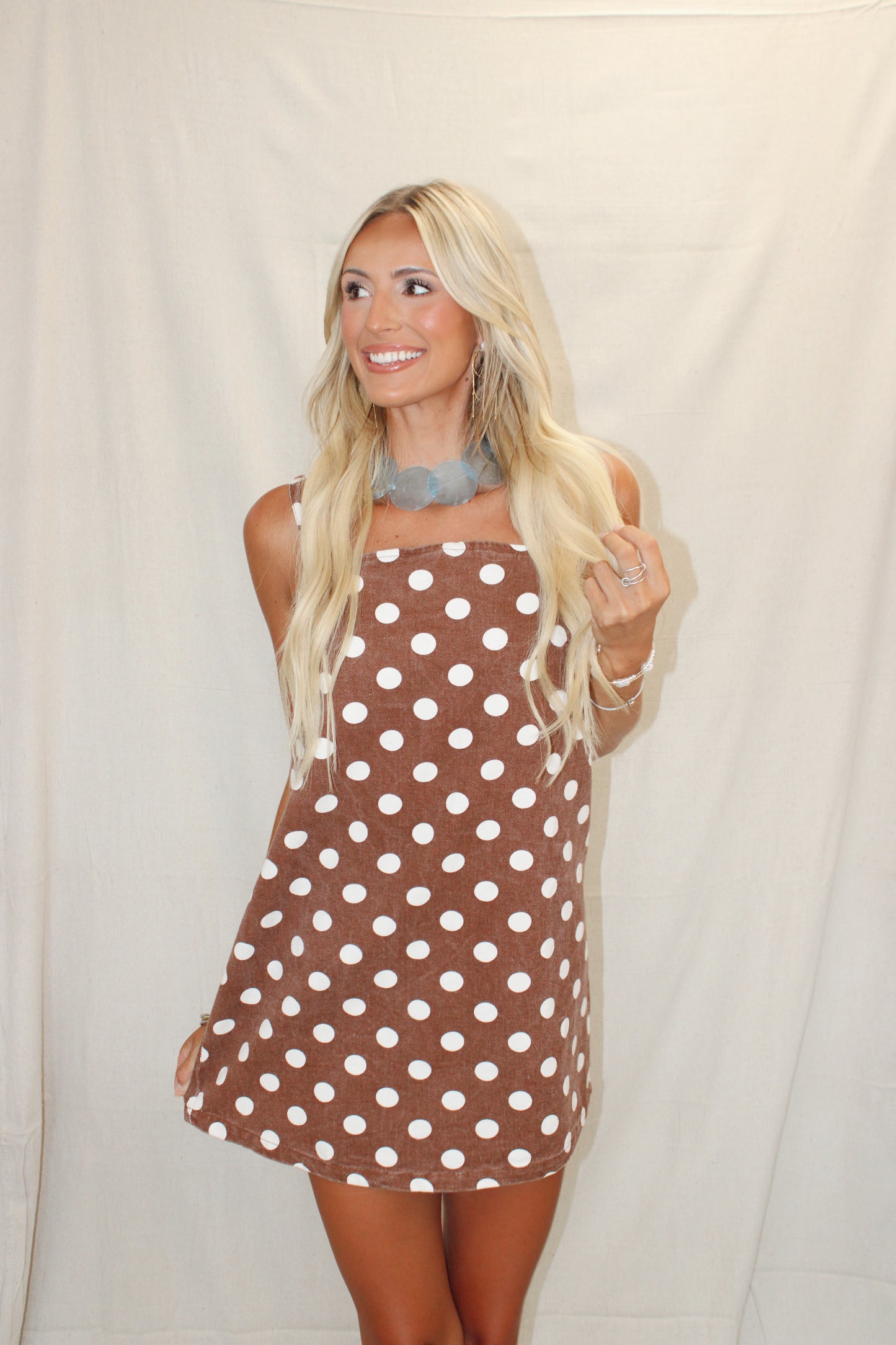 Regina Polka Dot Mini Dress