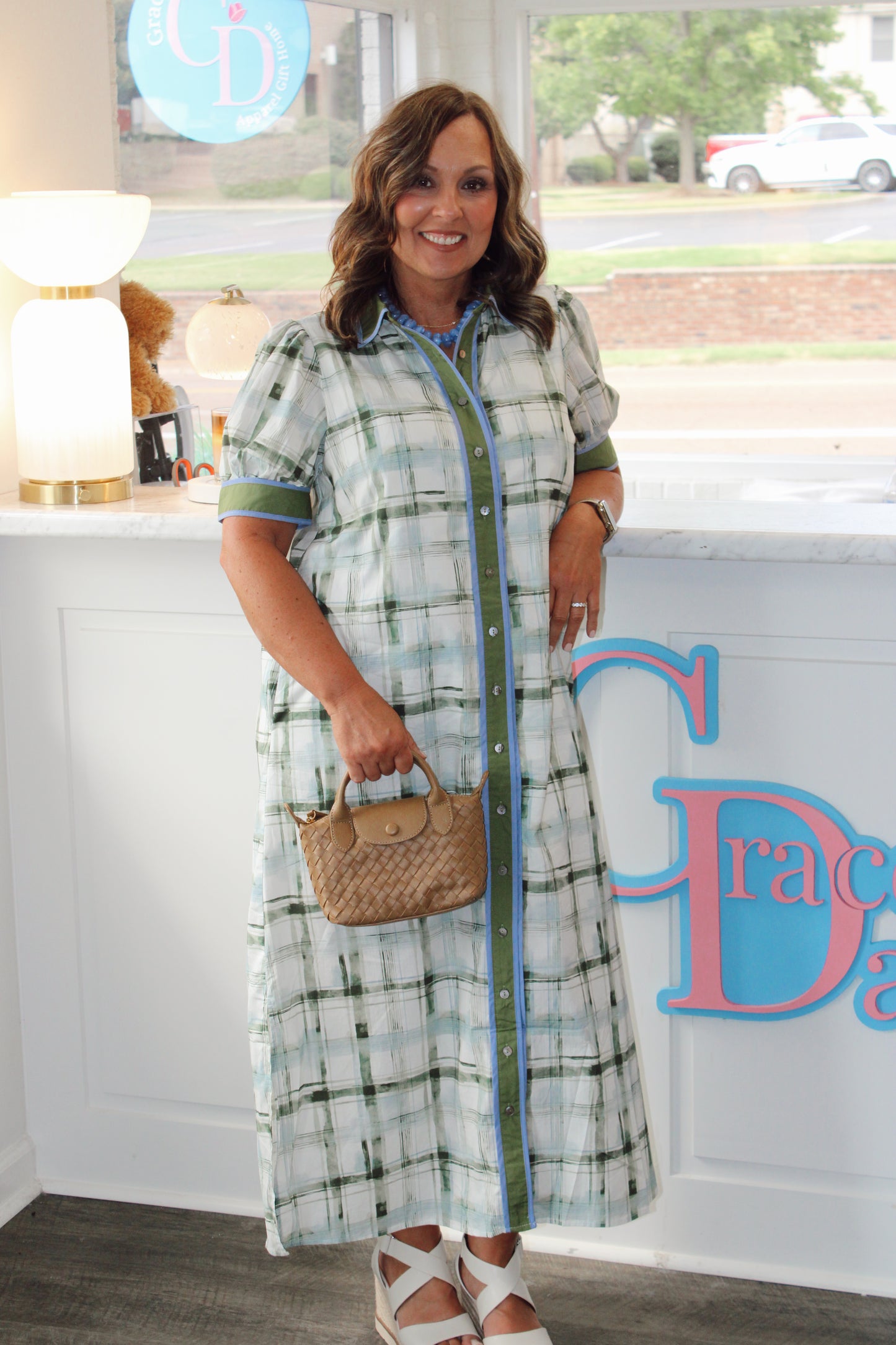 Carol Lynn Plaid Maxi