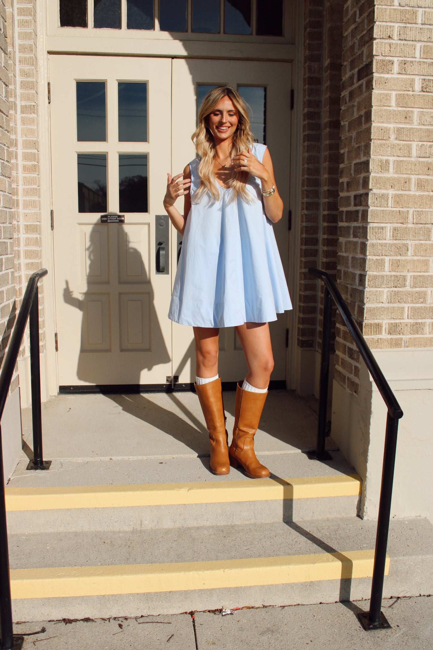 Kasey Sleeveless Swing Mini Dress