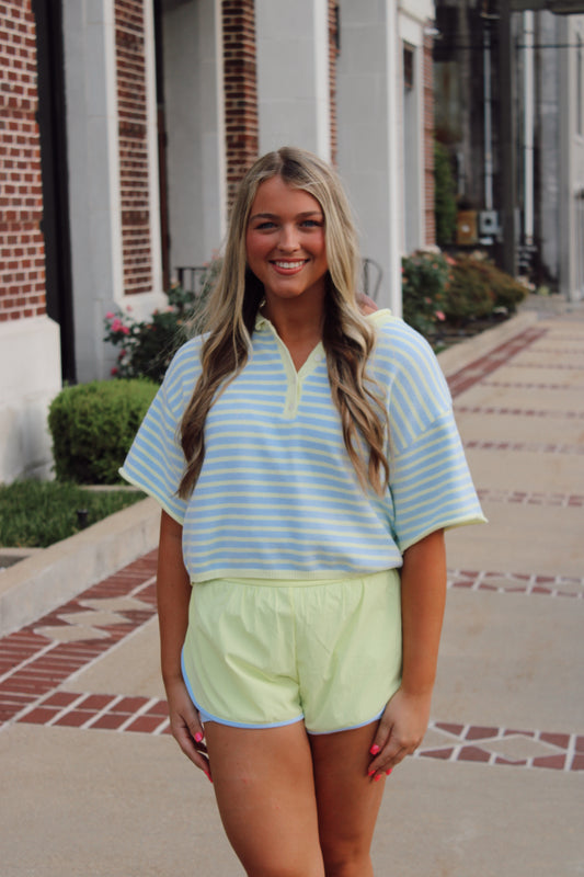 Ava Double Layer Nylon Shorts