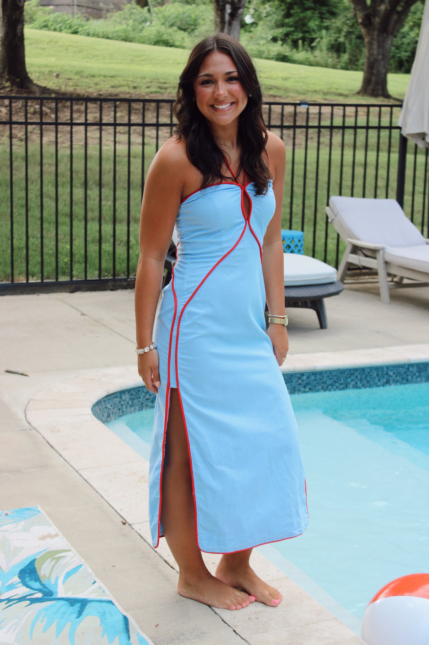 Annalee Two Toned Maxi Dress