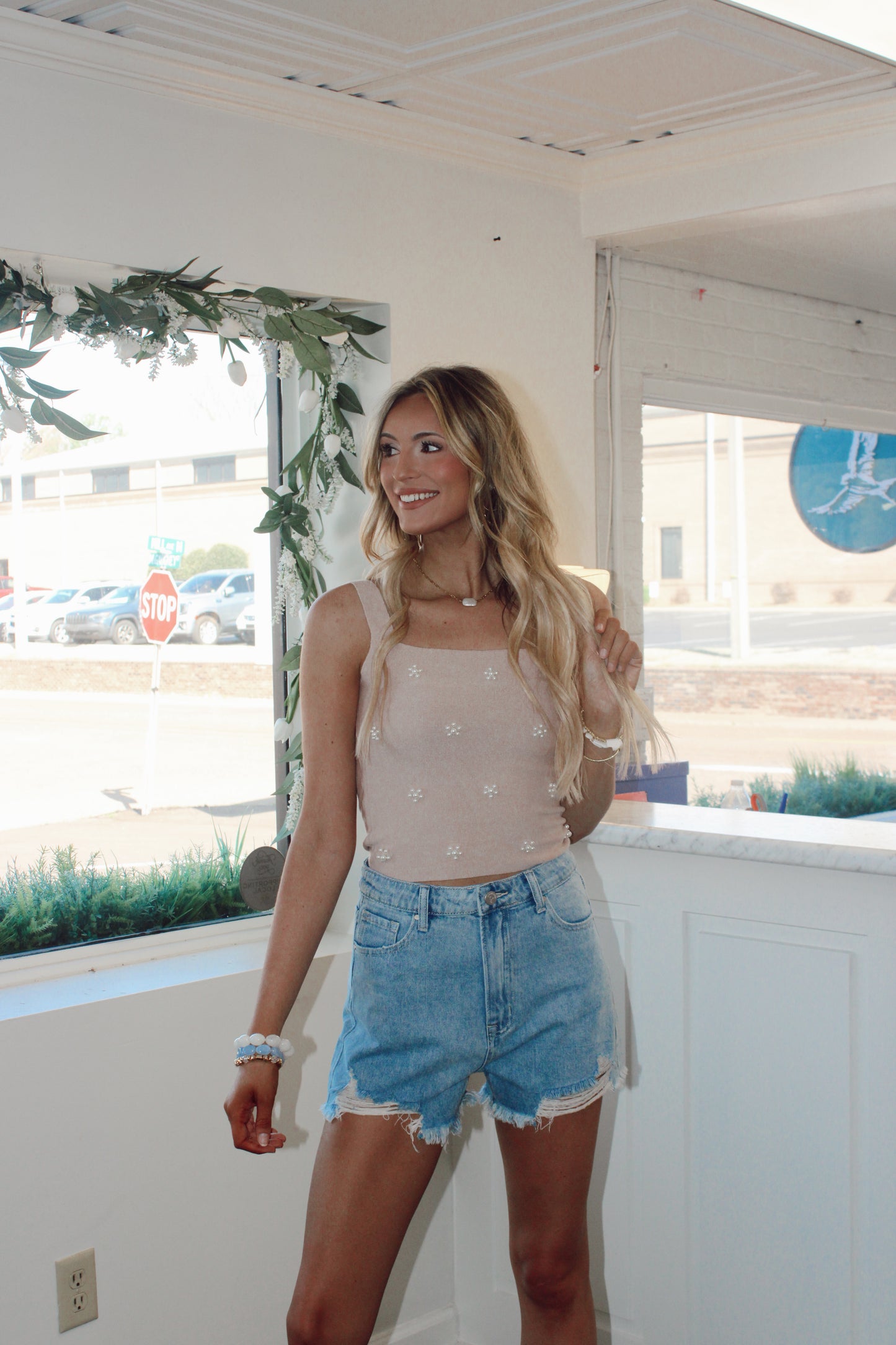 Jessie Embellished Tank Top