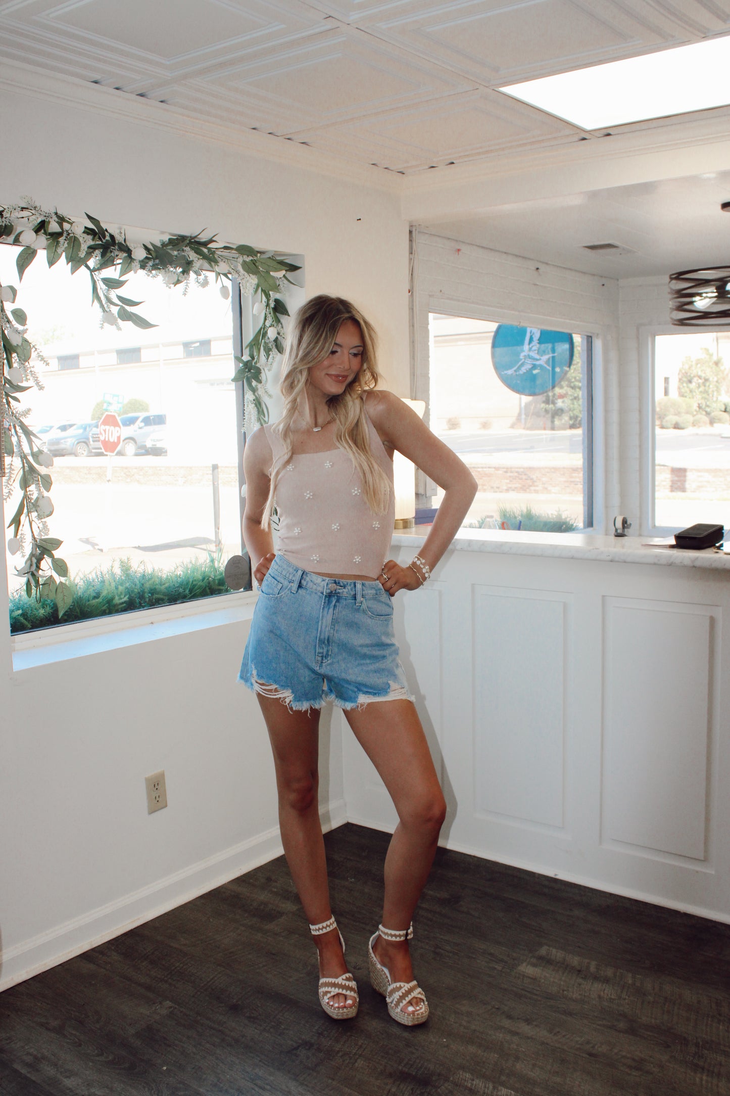 Jessie Embellished Tank Top