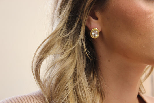 Holly Crystal Stud