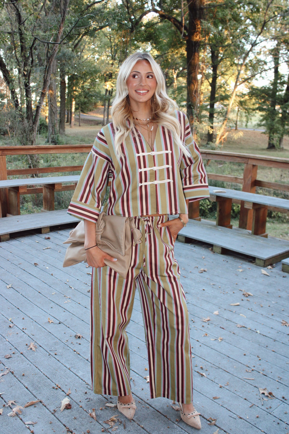 Meredith Stripe Pants