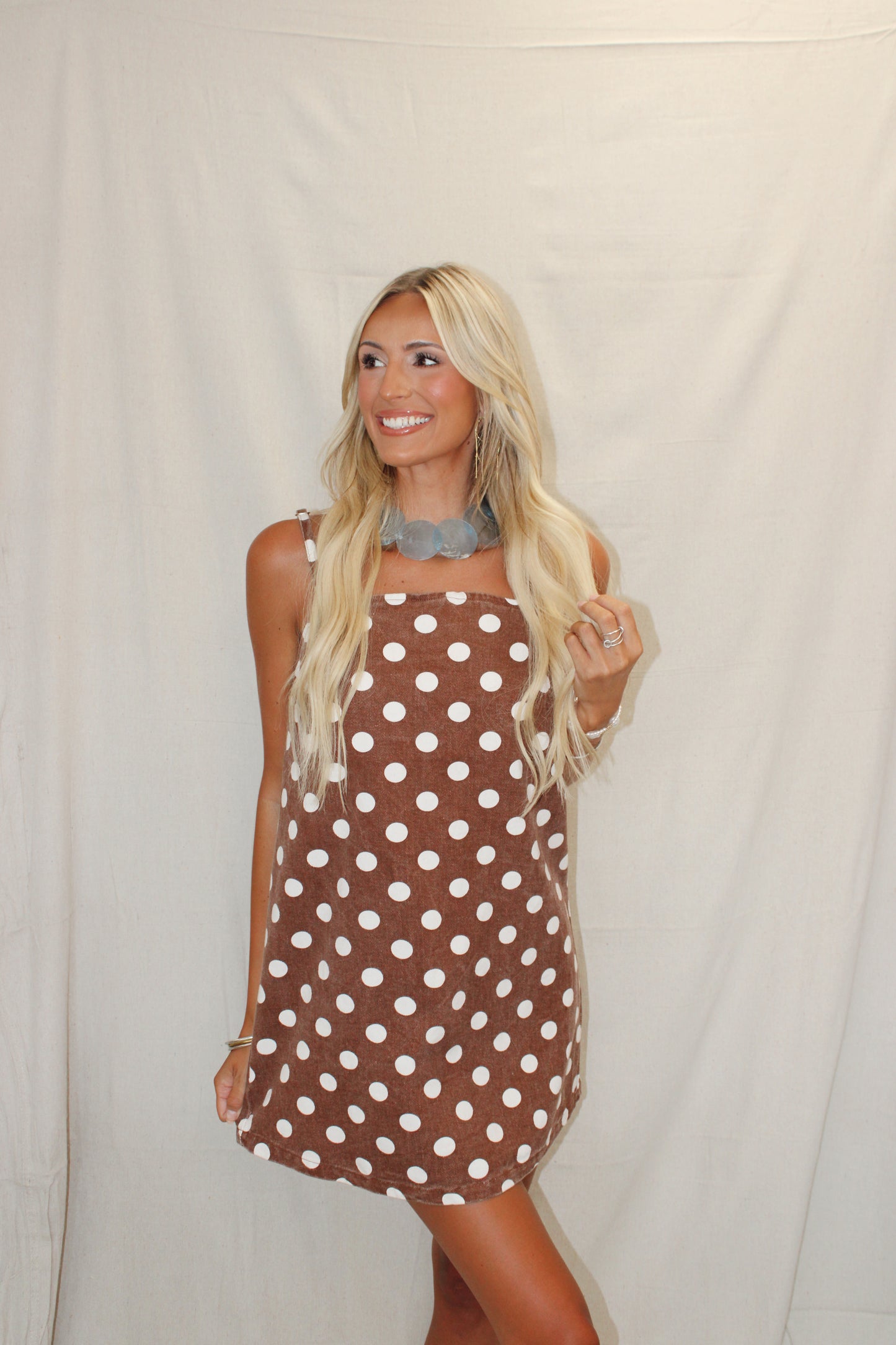 Regina Polka Dot Mini Dress