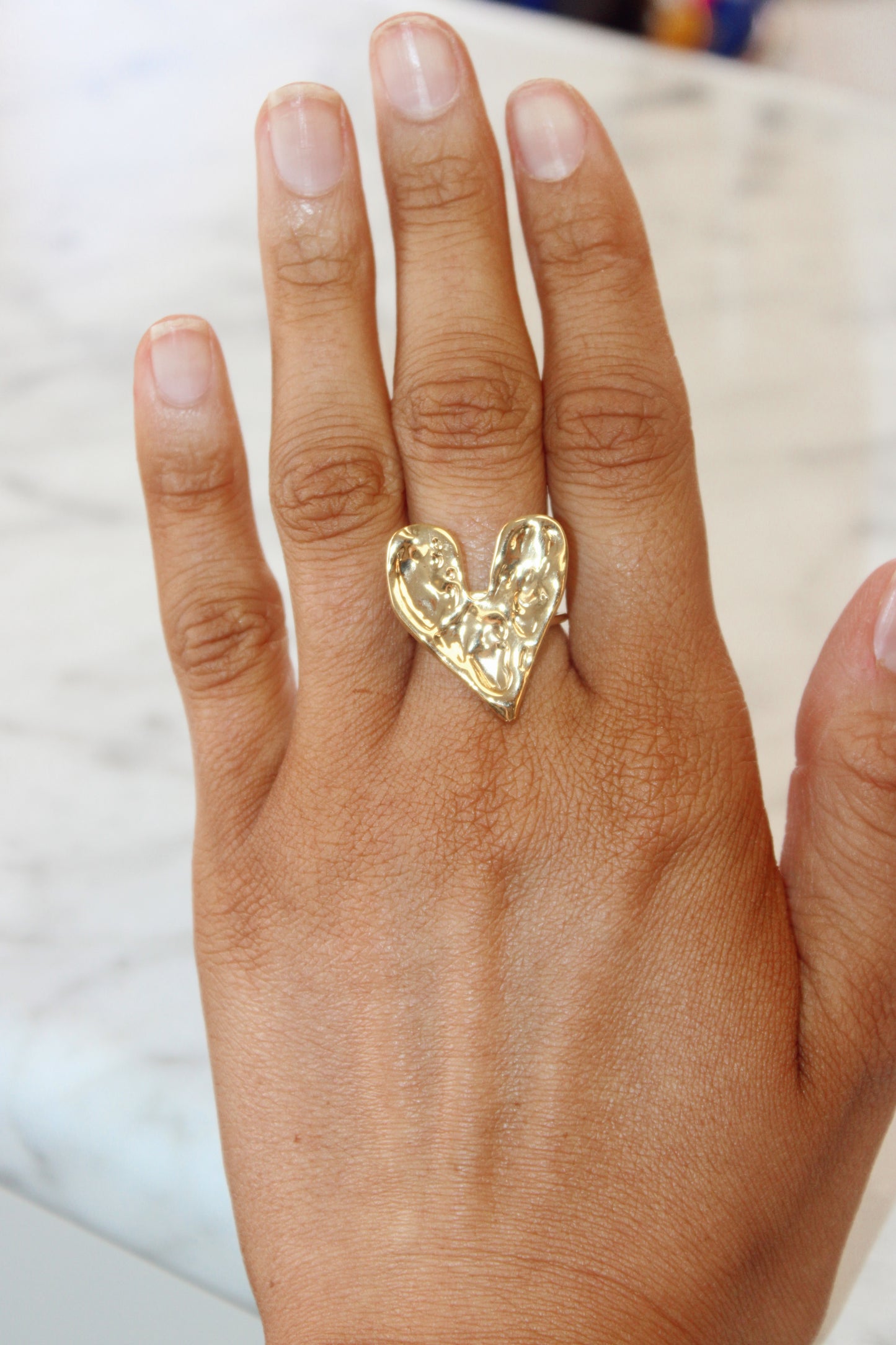 Iris Heart Ring