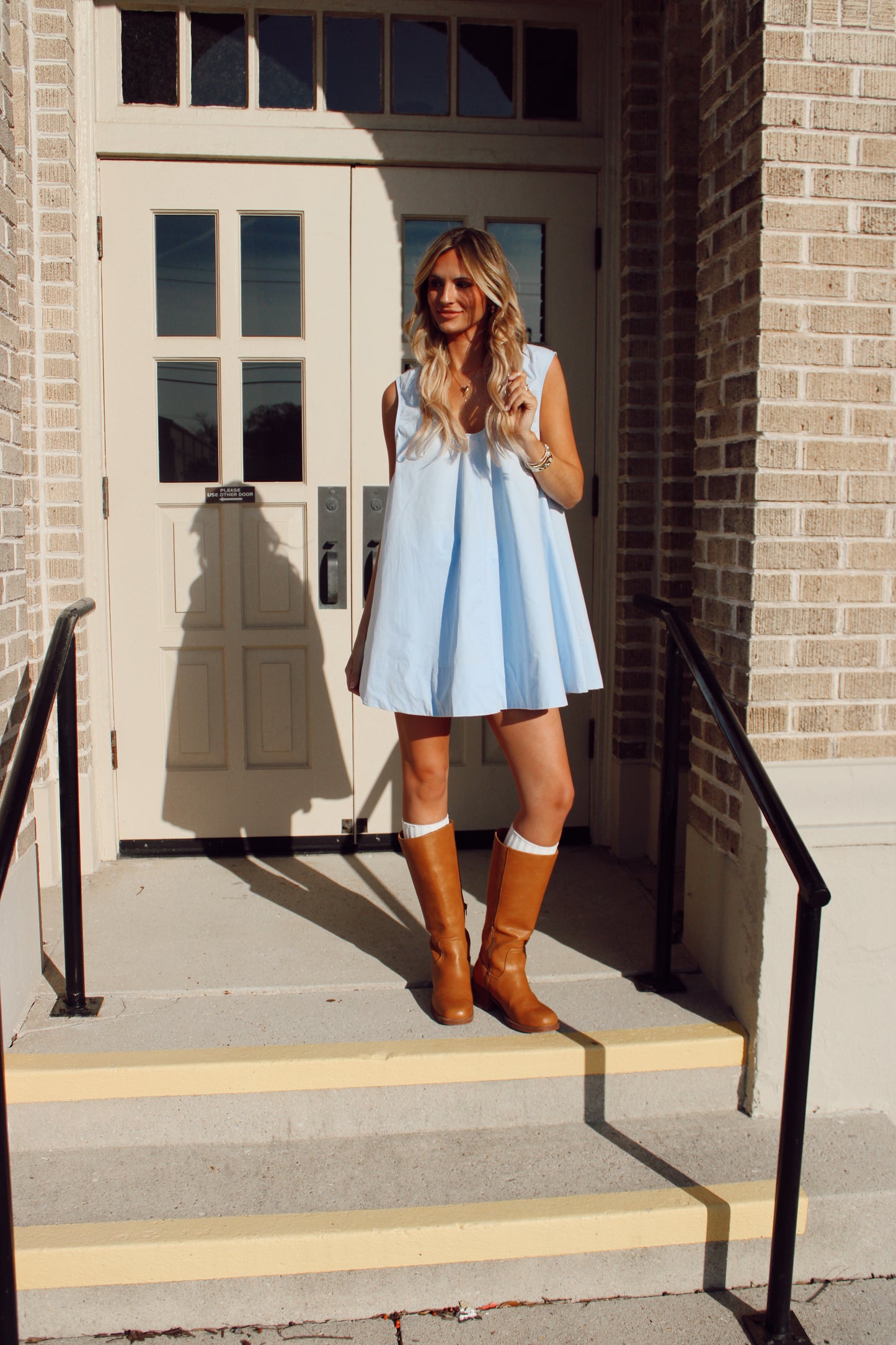Kasey Sleeveless Swing Mini Dress