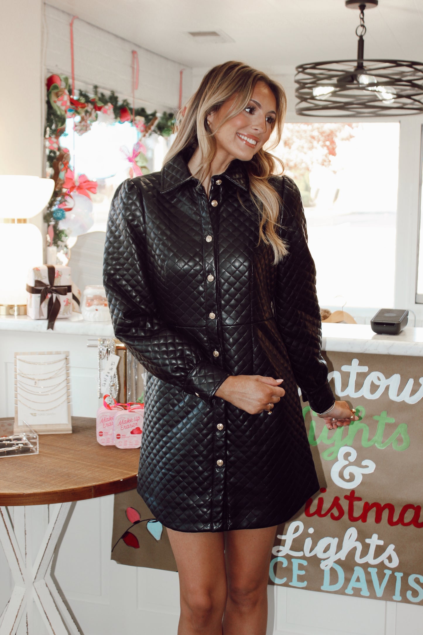 Quinn Quilted Dress