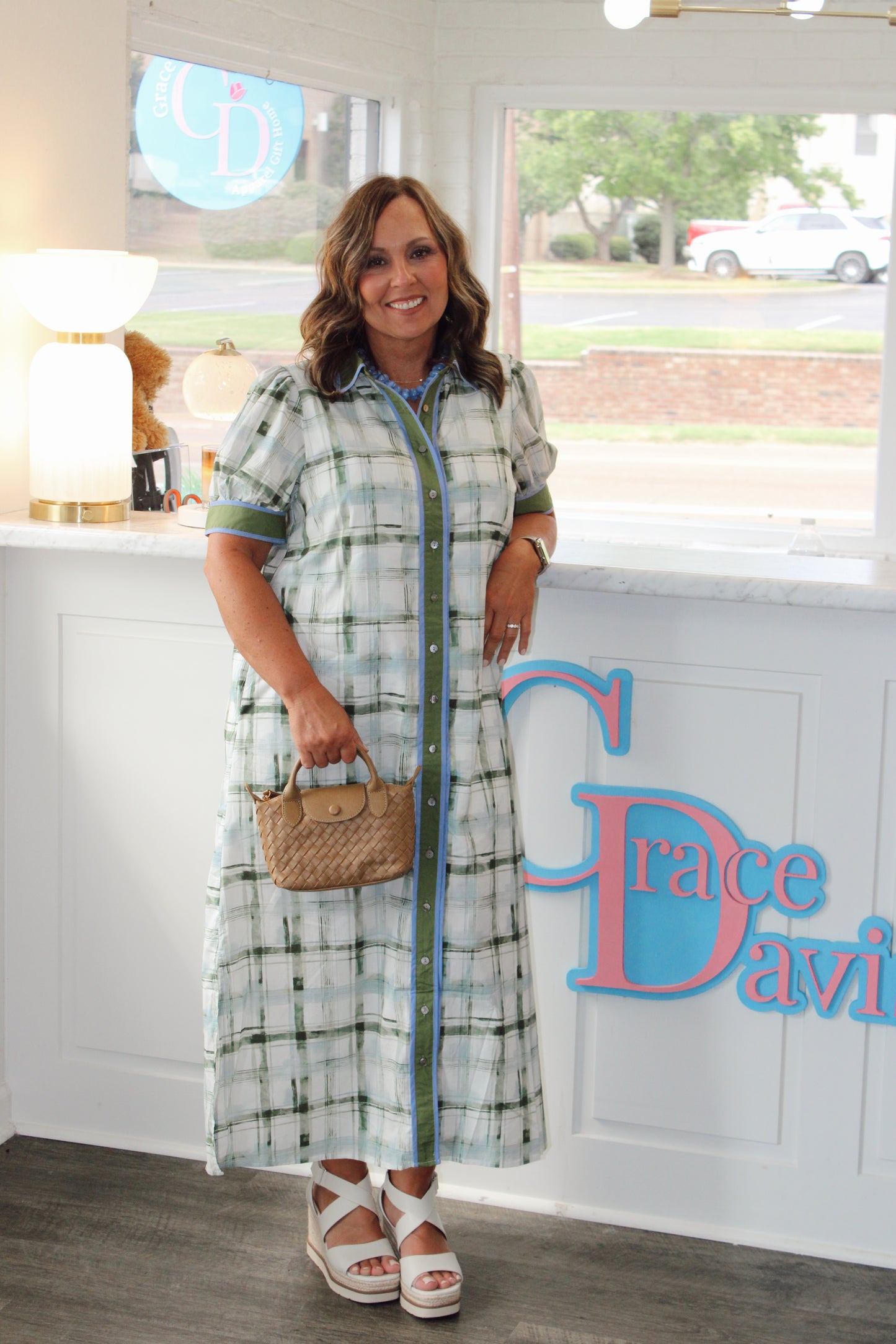 Carol Lynn Plaid Maxi
