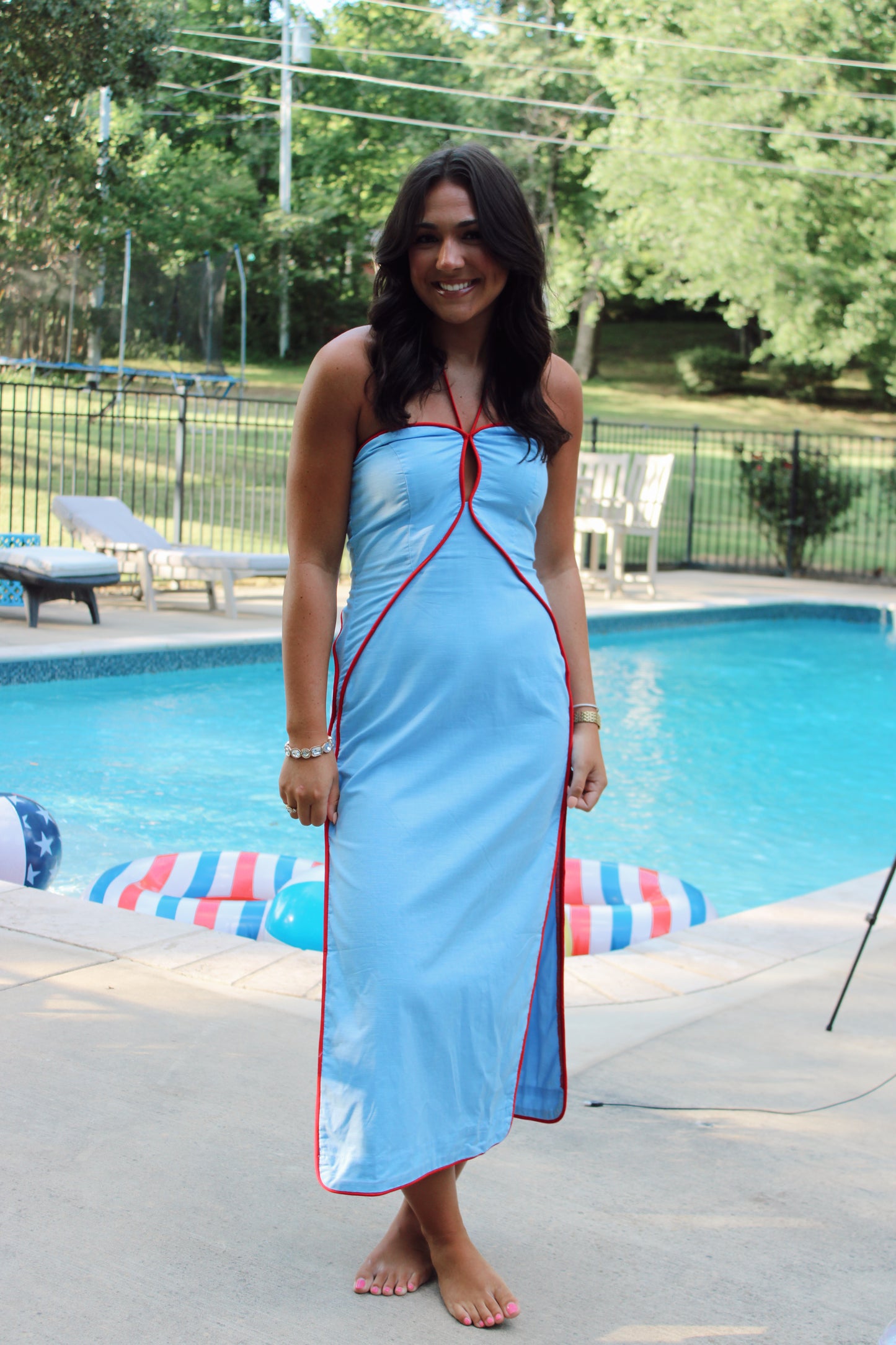 Annalee Two Toned Maxi Dress