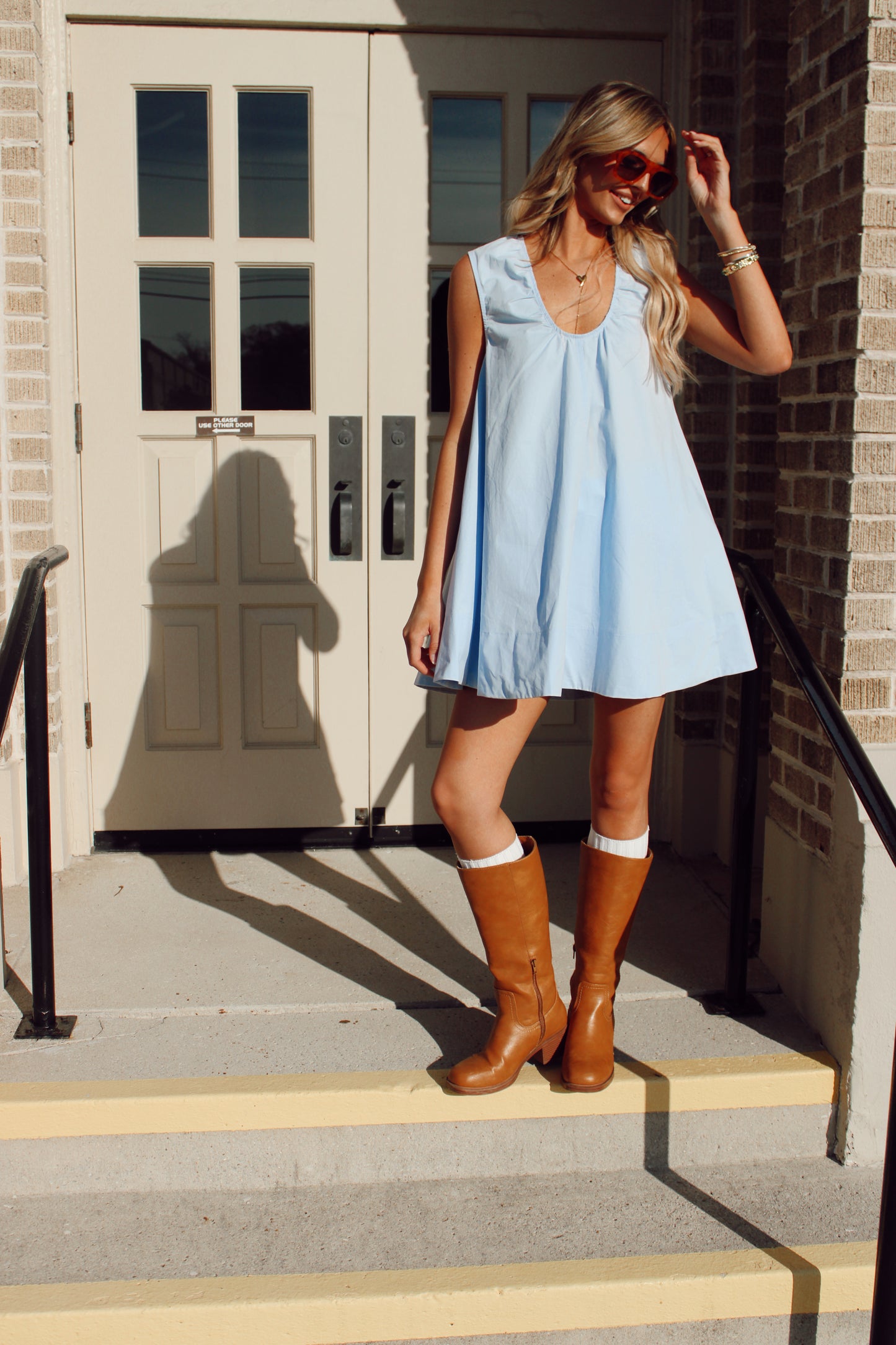 Kasey Sleeveless Swing Mini Dress