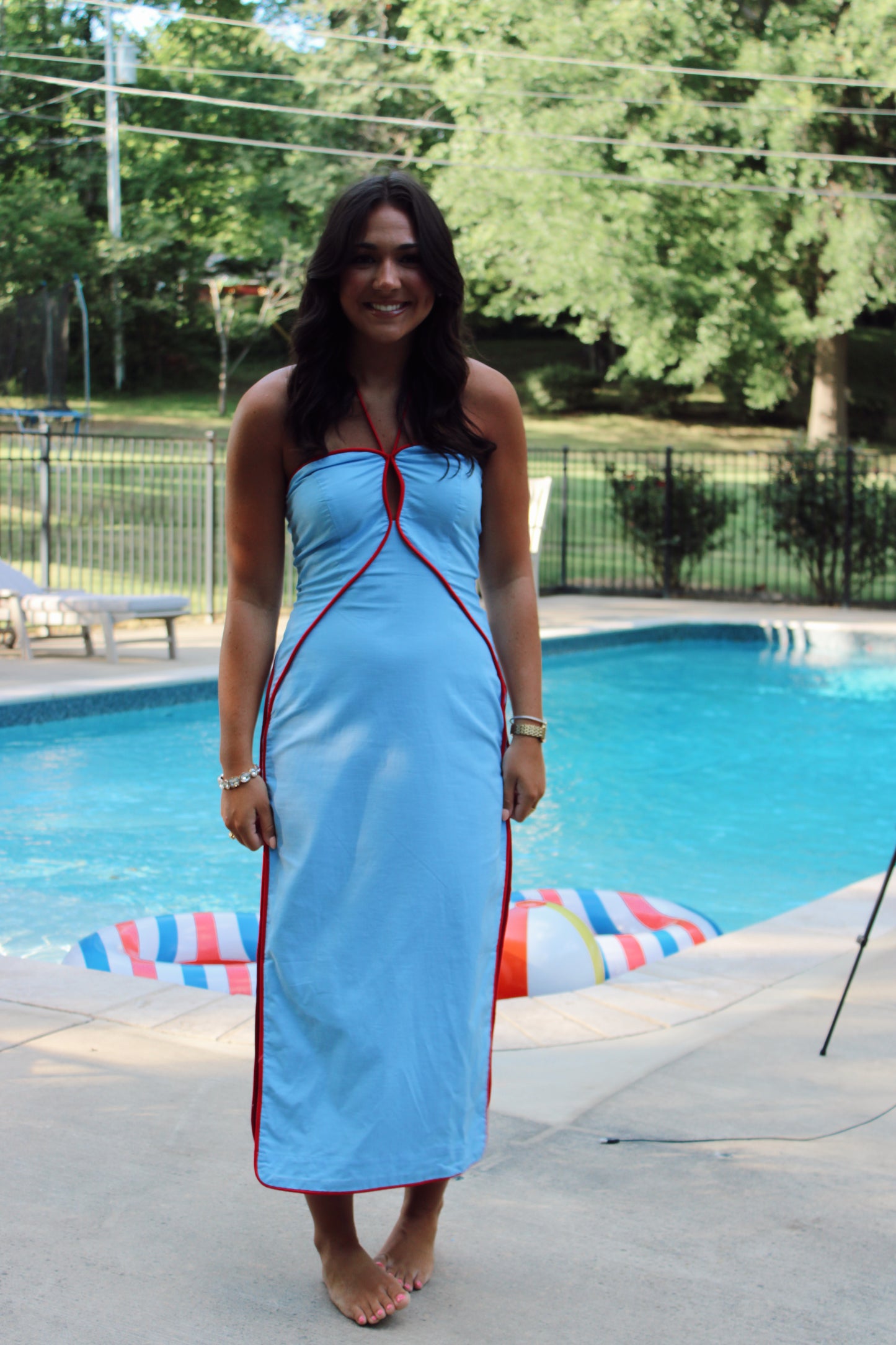 Annalee Two Toned Maxi Dress