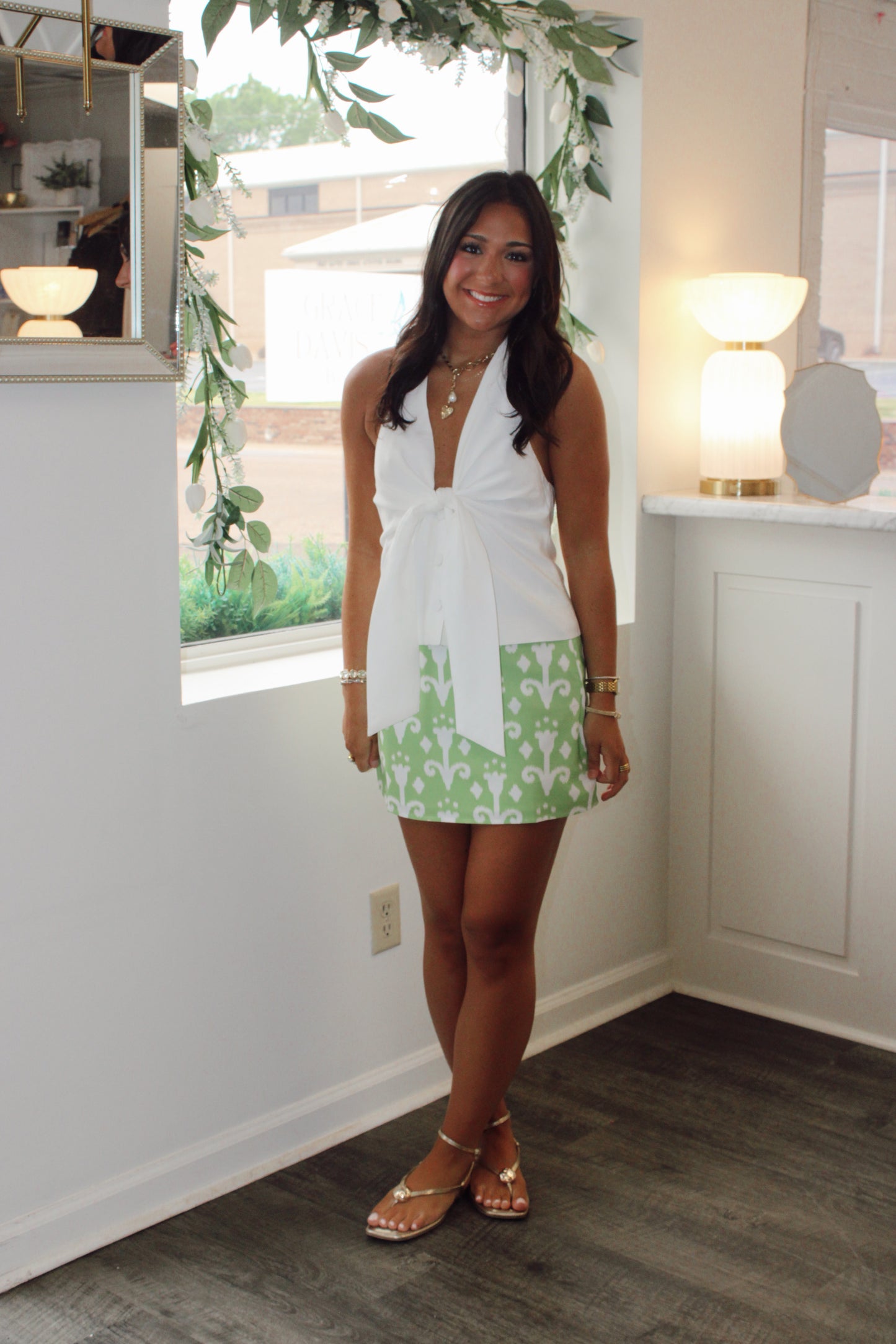 The Perfect Fit Halter Tie Top