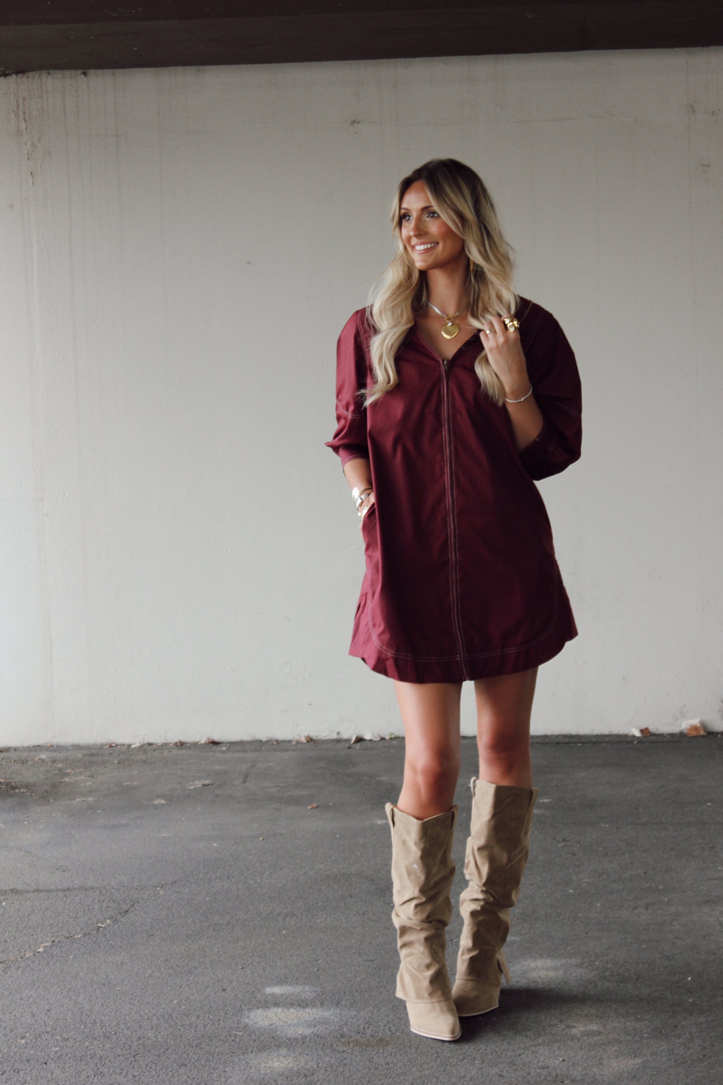 Avery Oversized Mini Dress